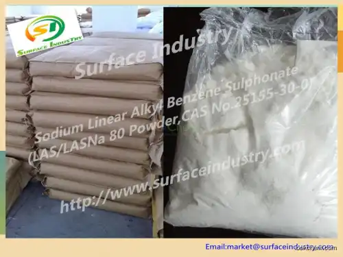 Detergent Raw Material Sodium Linear Alkyl Benzene Sulfonate 80% Powder