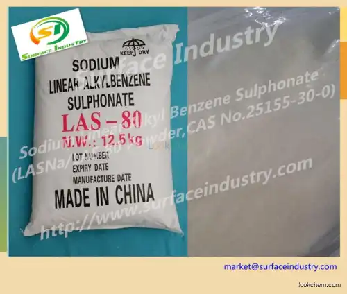 Detergent Raw Material Sodium Linear Alkyl Benzene Sulfonate 80% Powder