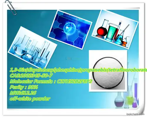High purity and quality  best selling  reasongable price 1,3-Bis(dicyclohexylphosphino)propanebis(tetrafluoroborate)
