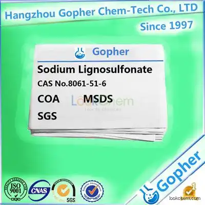 Sodium Lignosulfonate used as cement additives and concrete admixture