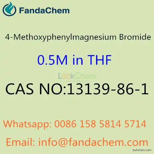 4-Methoxyphenylmagnesium Bromide 0.5M in THF, CAS NO: 13139-86-1