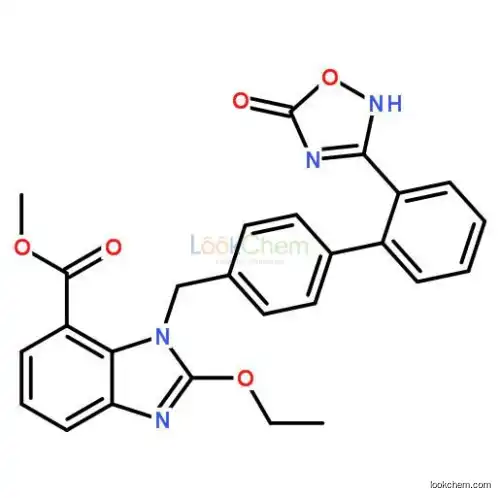 1H-BenziMidazole-7-carboxylic acid, 1-[[2'-(2,5-dihydro-5-oxo-1,2,4-oxadiazol-3-yl)[1,1'-biphenyl]-4-yl]Methyl] -2-ethoxy-, Methyl ester High Purity 147403-52-9