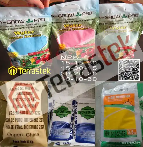 Fertilizers: NPK, Amino acid, Humate Potassium, EDDHA Fe / Soluble Fertilzers / Crops /Good prices/ Terrastek (China) Ltd