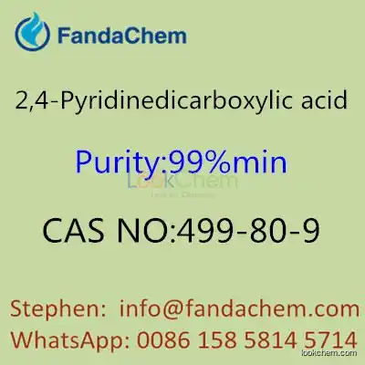 2,4-Pyridinedicarboxylic acid, CAS NO: 499-80-9
