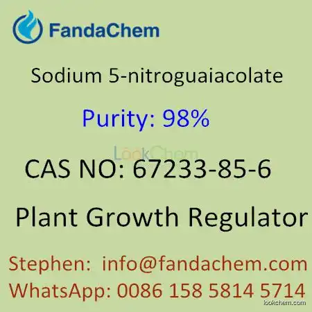 Sodium 5-nitroguaiacolate 98%, CAS NO:67233-85-6
