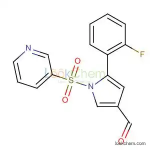 1H-Pyrrole-3-carboxaldehyde, 5-(2-fluorophenyl)-1-(3-pyridinylsulfonyl)-