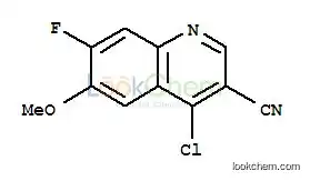 4-CHLORO-7-FLUORO-6-METHOXY-QUINOLINE-3-CARBONITRILE