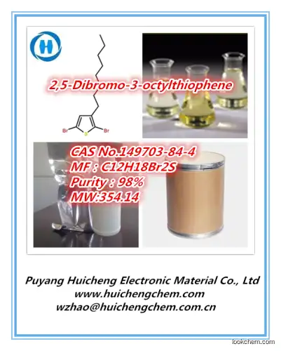 professional supplier hot sale 	2,5-Dibromo-3-octylthiophene