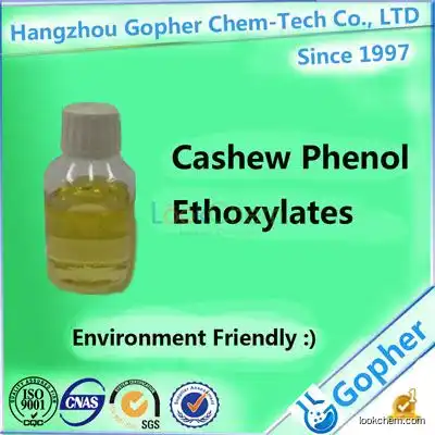 Cashew Phenol Ethoxylates used as emulsifiers, wetting agent, detergent, solubilizer with Environment friendly