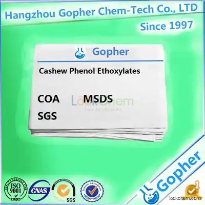Cashew Phenol Ethoxylates used as emulsifiers, wetting agent, detergent, solubilizer with Environment friendly