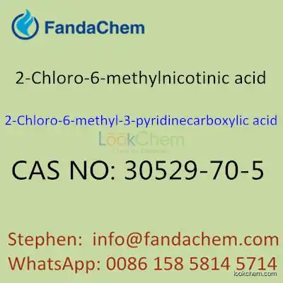 2-Chloro-6-methylnicotinic acid, CAS NO: 30529-70-5