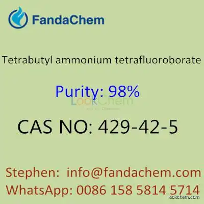 Tetrabutyl ammonium tetrafluoroborate, CAS NO: 429-42-5