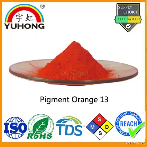 Reliable price/ISO＆PRE-REACH＆ROHS＆TDS/factory/yellow pigment/pigent oange 13/ P.O.13/orange 3