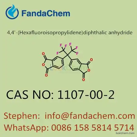 4,4'-(Hexafluoroisopropylidene)diphthalic anhydride CAS NO: 1107-00-2