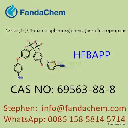 2,2-bis[4-(3,4-diaminophenoxy)phenyl]hexafluoropropane HFBAPP CAS NO.:69563-88-8