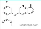 methyl 2-((1H-pyrrolo[2,3-b]pyridin-5-yl)oxy)-4-fluorobenzoate（1235865-75-4）