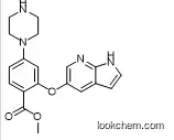 methyl 2-((1H-pyrrolo[2,3-b]pyridin-5-yl)oxy)-4-(piperazin-1-yl)benzoate（1257044-57-7）