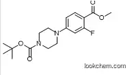 tert-butyl 4-(3-fluoro-4-(methoxycarbonyl)phenyl)piperazine-1-carboxylate（1121599-68-5）