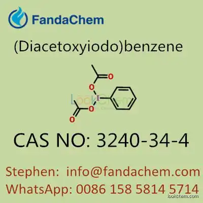 (Diacetoxyiodo)benzene 99%min，CAS NO:  3240-34-4