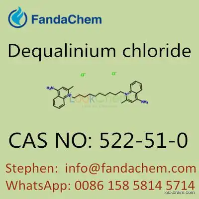 Dequalinium chloride, cas no: 522-51-0