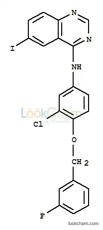 N-[3-Chloro-4-(3-fluorobenzyloxy)-phenyl]-6-iodoquinazolin-4-amine
