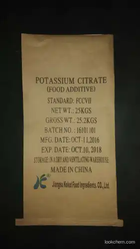 factory provide of high quality Potassium Citrate