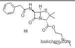 diethyl(2-(6-(2-phenylacetamido)penicillanoyloxy)ethyl)ammonium iodide(808-71-9)