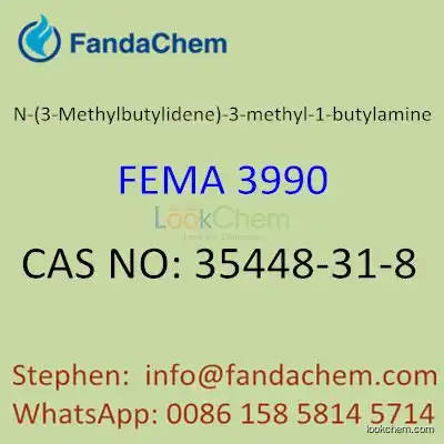 FEMA 3990, N-(3-Methylbutylidene)-3-methyl-1-butylamine, CAS NO: 35448-31-8