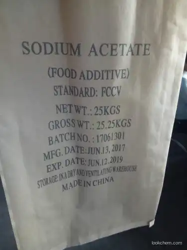 factory provide high quality  Sodium Acetate Trihydrate