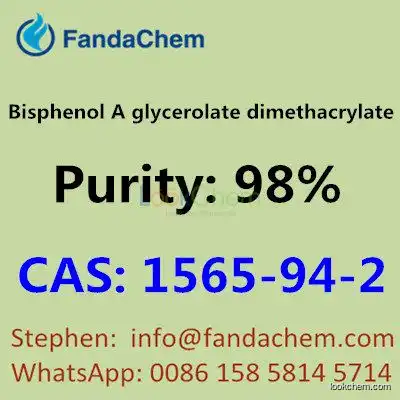 cas no. 1565-94-2 Bisphenol A glycerolate dimethacrylate 98% from FandaChem