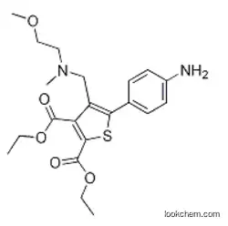 ethyl 2-((2,6-difluorobenzyl)(ethoxycarbonyl)amino)-4-(((2-methoxyethyl)(methyl)amino)methyl)-5-(4-nitrophenyl)thiophene-3-carboxylate