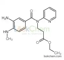 3-[(3-amino-4-methylamino-benzoyl) pyridin-2-yl-amino]propionic acid ethyl ester