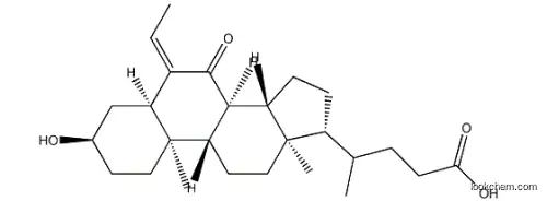 E)-3α-hydroxy-6-ethylidene-7-keto-5β-cholan-24-oic acid