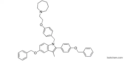 1-[4-(2-AZEPAN-1-YL-ETHOXY)-BENZYL]-5-BENZYLOXY-2-(4-BENZYLOXY-PHENYL)-3-METHYL-1H-INDOLE