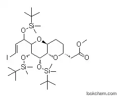 3,6-Anhydro-2,4,7-trideoxy-8,9-bis-O-[(1,1-dimethylethyl)dimethylsilyl]-5-O-methyl-4-[(phenylsulfonyl)methyl]-D-glycero-D-gulo-nonose