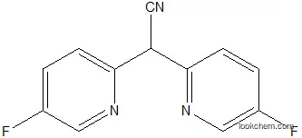 2,2-bis(5-fluoropyridin-2-yl)acetonitrile