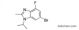 1H-BenziMidazole, 6-broMo-4-fluoro-2-Methyl-1-(1-Methylethyl)-