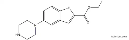 Ethyl 5-(piperazin-1-yl)benzofuran-2-carboxylate