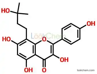 8-(3"-hydroxy-3"-methylbutyl)-5,7,4'-trihydroxyflavonol