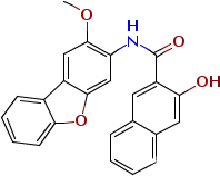 3-hydroxy-N-(2-methoxy-3-dibenzofuranyl)-2-Naphthalenecarboxamide