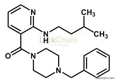 (4-Benzylpiperazin-1-yl)-[2-(3-methylbutylamino) pyridin-3-yl]methanone