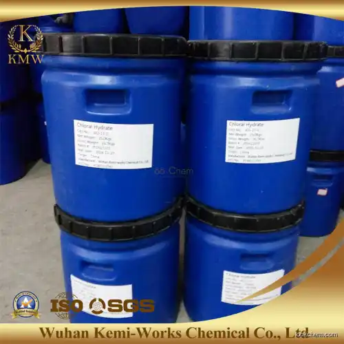 Good quality Chloral hydrate 302-17-0 manufacturer with stable offering ability