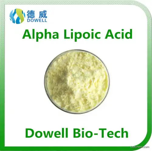 Pharmaceutical raw materals Alpha Lipoic Acid CAS No.: 1077-28-7
