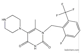 1-(2-fluoro-6-(trifluoroMethyl)benzyl)-6-Methyl-5-(piperazin-1-yl)pyriMidine-2,4(1H,3H)-dione