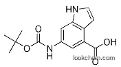 1H-Indole-4-carboxylic acid, 6-[[(1,1-diMethylethoxy)carbonyl]aMino]-