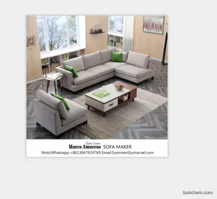 Alibaba living room furniture sofa sets modern new design cheap fabric L shaped sectional sofa
