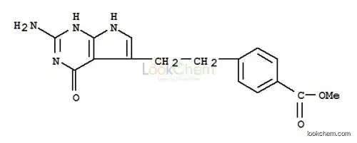 4-[2-(2-Amino-4,7-dihydro-4-oxo-1H-pyrrolo[2,3-d]pyrimidin-5-yl)ethyl]benzoic acid methyl ester