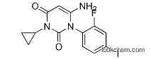 6-amino-3-cyclopropyl-1-(2-fluoro-4-iodophenyl)pyrimidine-2,4(1H,3H)-dione