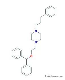 1-(2-(Benzhydryloxy)ethyl)-4-(3-phenylpropyl)piperazine maleate