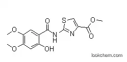 2-[(2-hydroxy-4,5-dimethoxybenzoyl)amino]-1,3-thiazole-4-carboxylic acid methyl ester